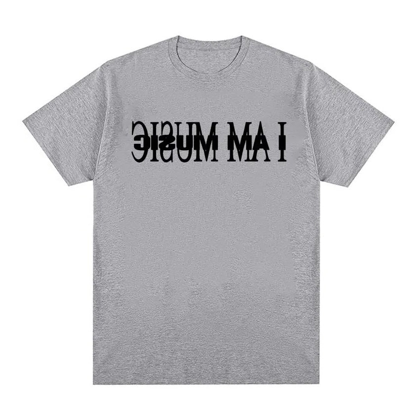 Damen T-Shirt mit modernem Typografie-Druck Drune