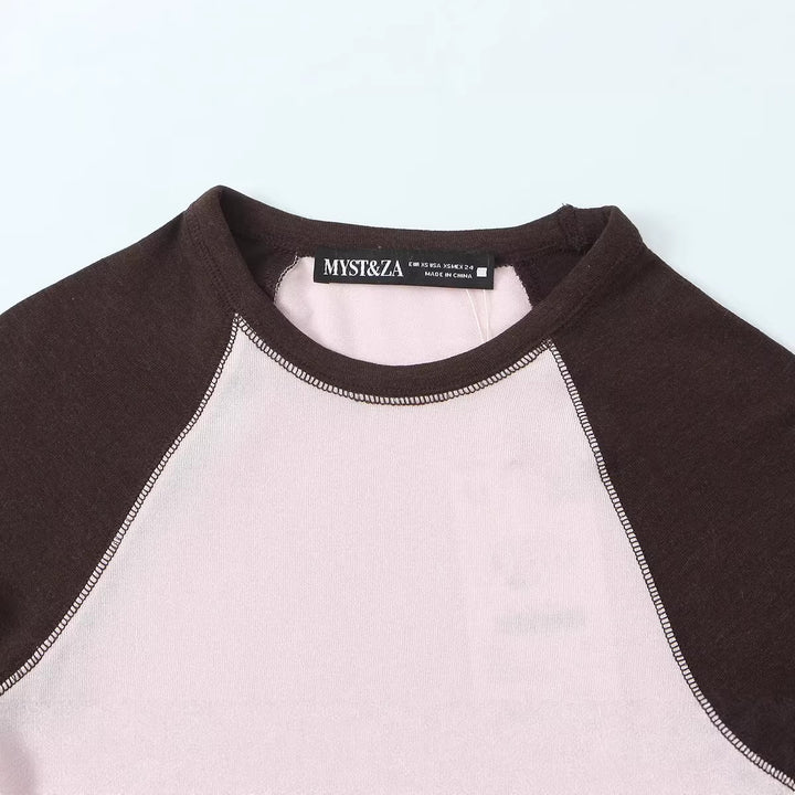 Damen Langarm-Raglanshirt aus weichem Jersey mit leicht tailliertem Schnitt Drune