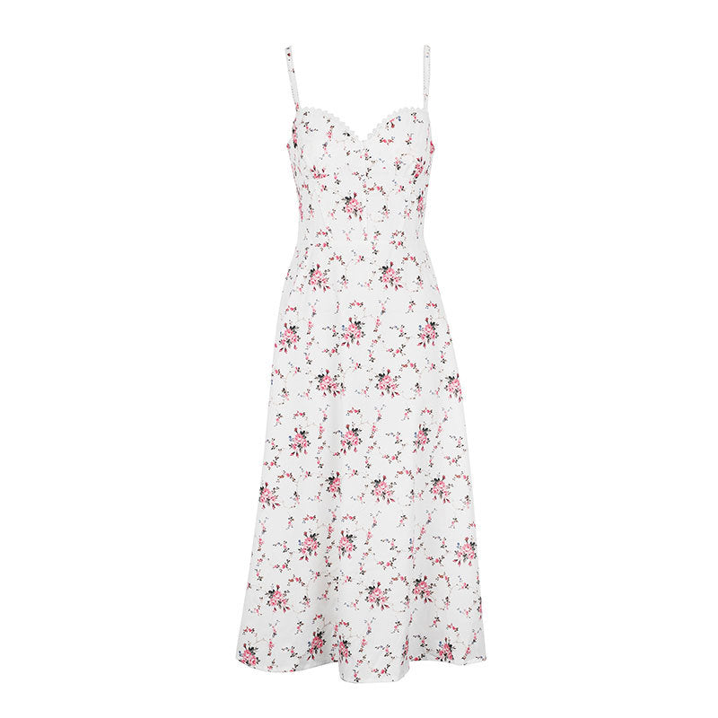 Damen Sommerkleid mit floralem Muster Drune