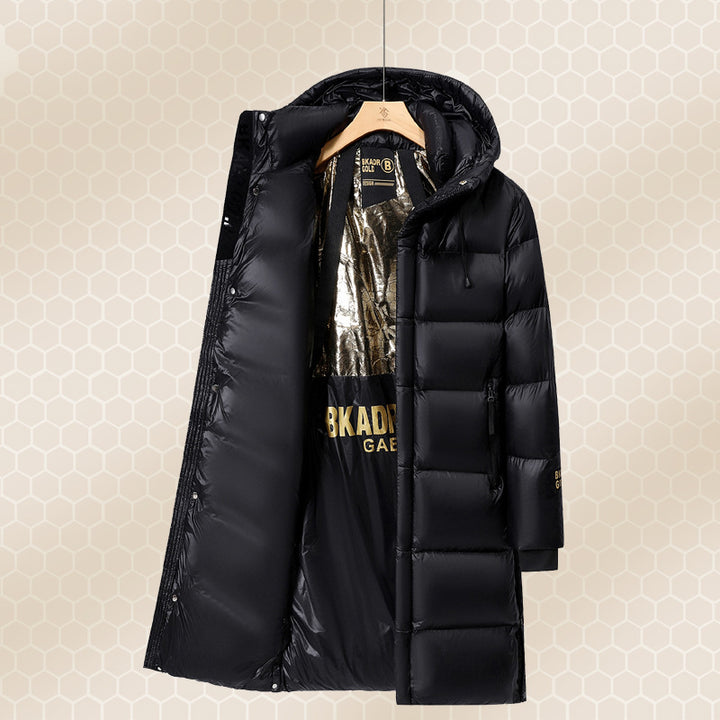 Damen Lange Daunenjacke Drune