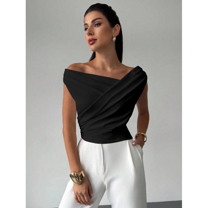 Damen Wickeloberteil mit weichem Stoff und elegantem Design Drune