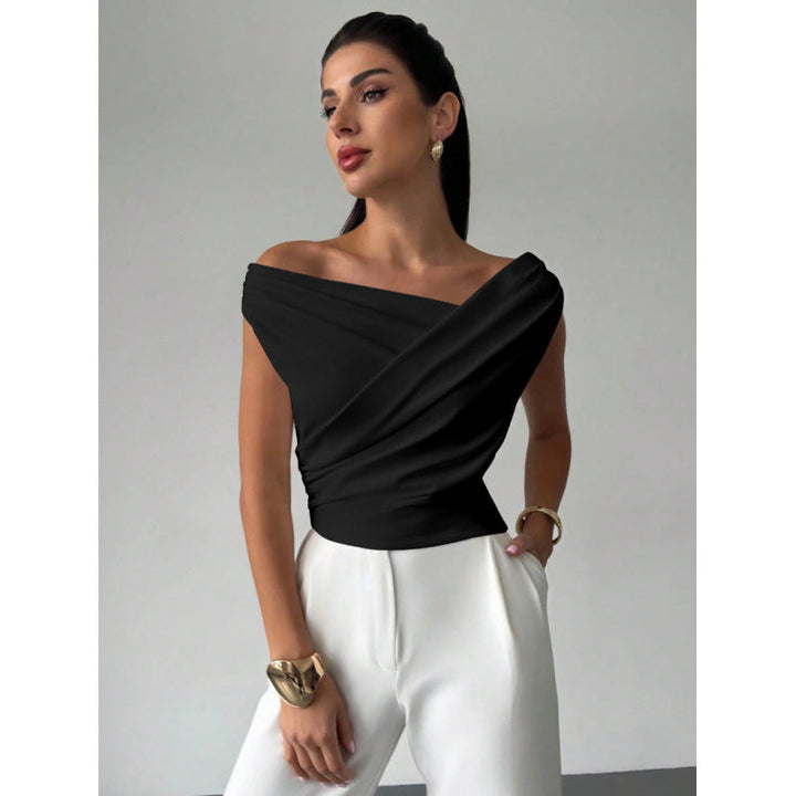 Damen Wickeloberteil mit weichem Stoff und elegantem Design Drune