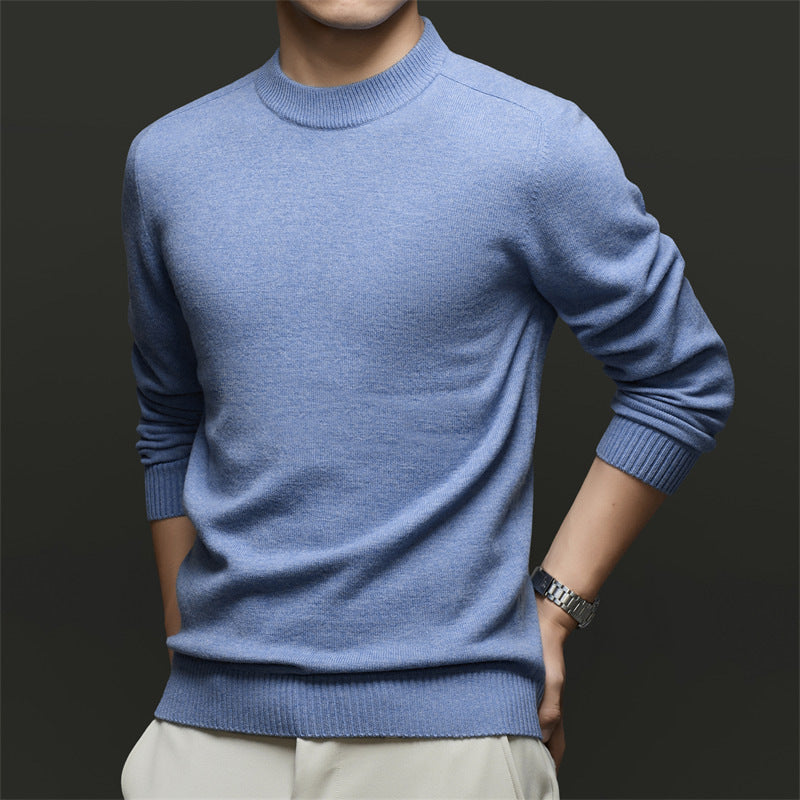 Herren Feiner Rundhals Pullover aus hochwertiger Baumwolle Drune