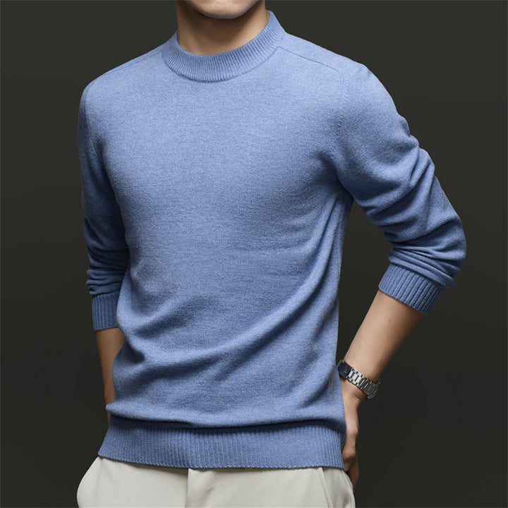 Herren Feiner Rundhals Pullover aus hochwertiger Baumwolle Drune