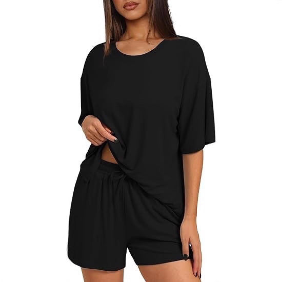 Damen Oversize T-Shirt mit lässigem Schnitt und seitlichen Schlitzen Drune