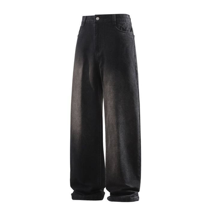 Damen Weite High‑Waist Baggy‑Jeans mit hohem Bund, Five‑Pocket & extra weitem Bein Drune