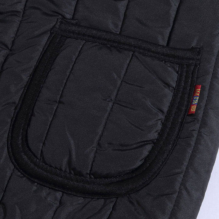 Herren Steppweste mit kuscheliger Teddyfleece‑Innenseite, knöpfbare Front und aufgesetzten Taschen Drune