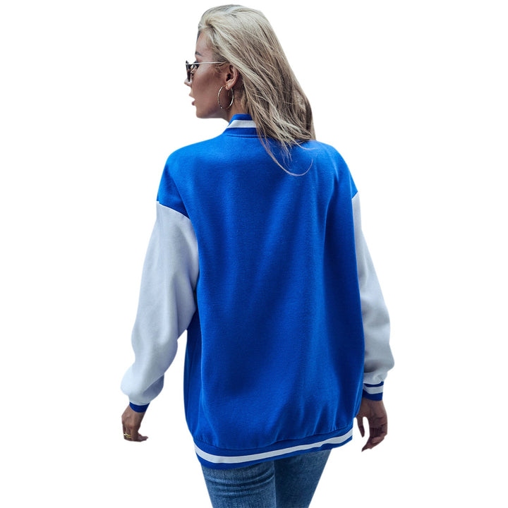 Damen Collegejacke im sportlichen Look mit kontrastierendem Farbdesign Drune