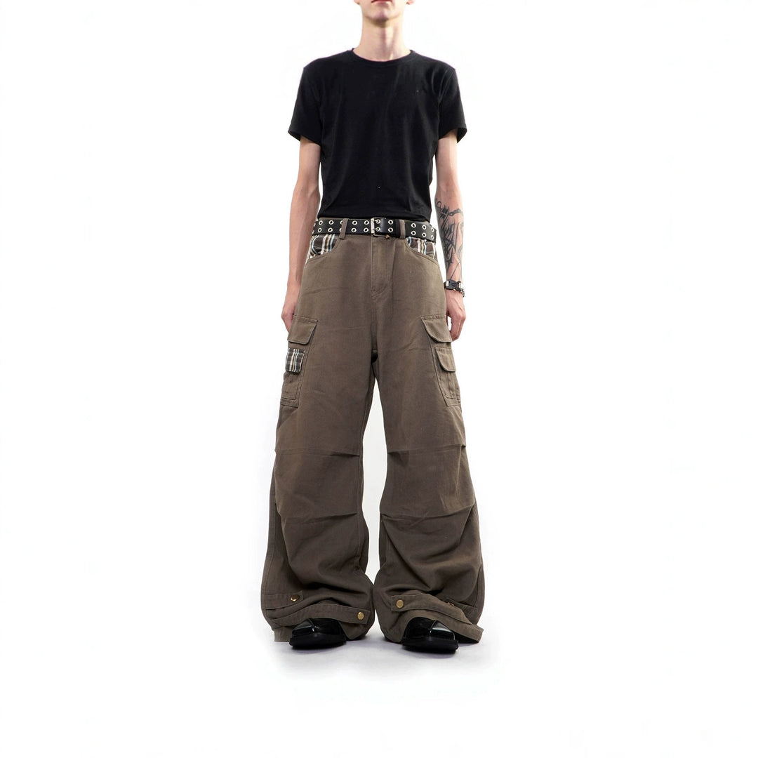 Herren Weitgeschnittene Cargo-Hose mit Taschen Drune