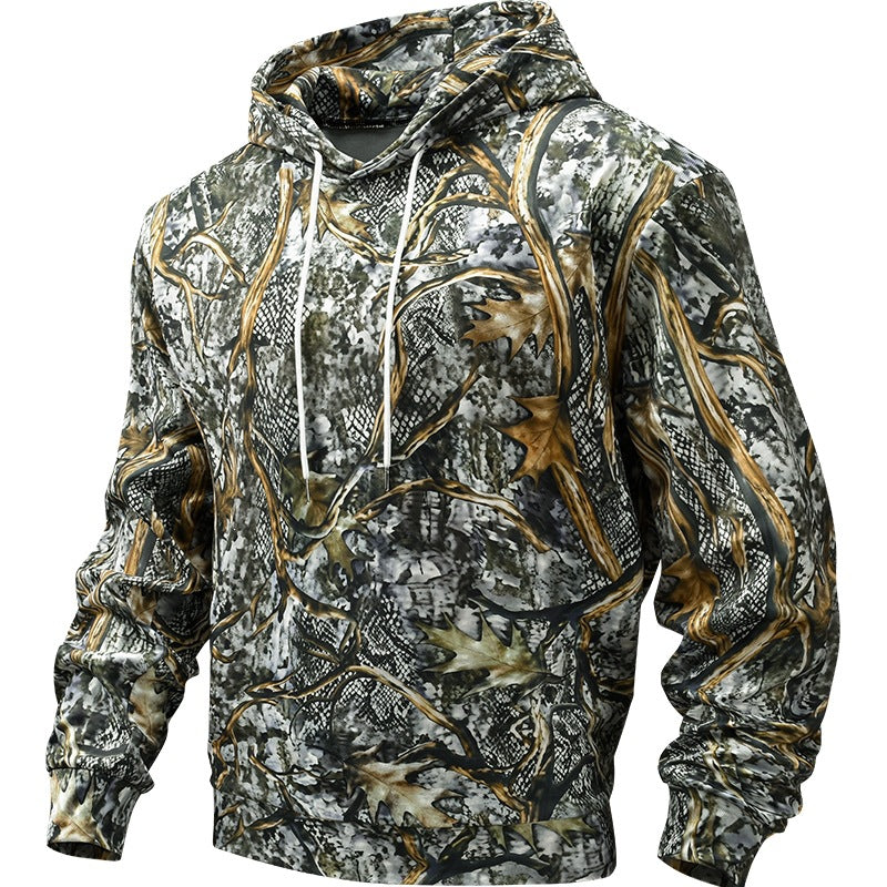 Herren Gemusterter Kapuzenpullover Drune