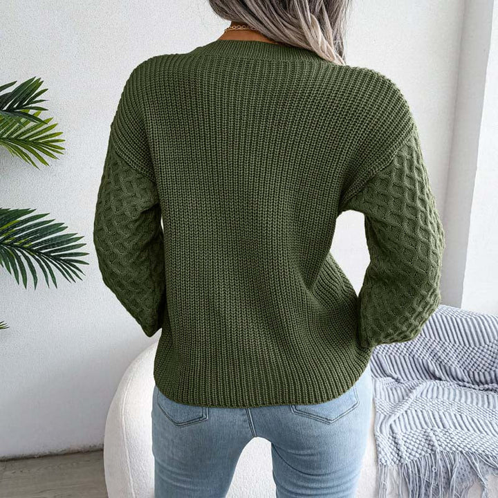 Drune | Einfarbige Strickpullover