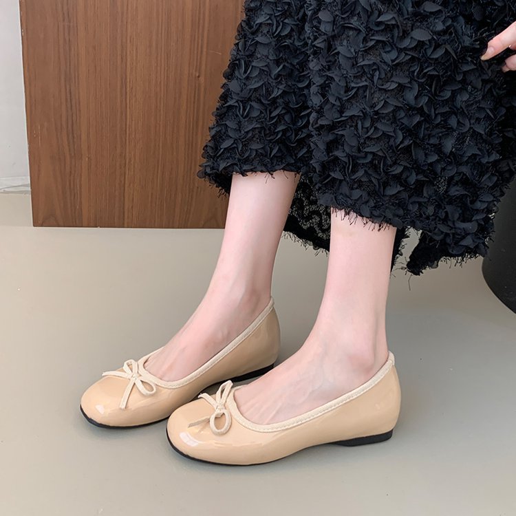 Damen Ballerinas mit dekorativer Schleifenapplikation und komfortablem Fußbett Drune