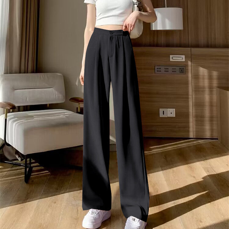 Damen Weit geschnittene Stoffhose Drune