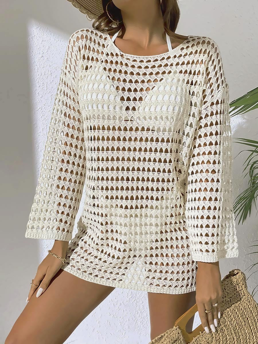 Damen schmeichelndes Stricktop mit weitem Schnitt Drune