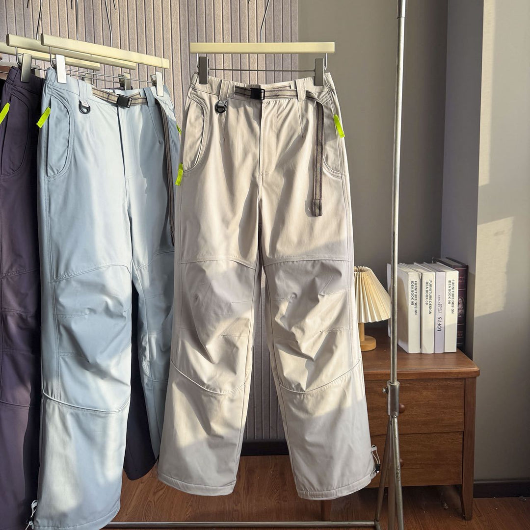 Damen Multifunktionale Outdoor-Hose mit verstellbarem Bund und praktischen Taschen Drune