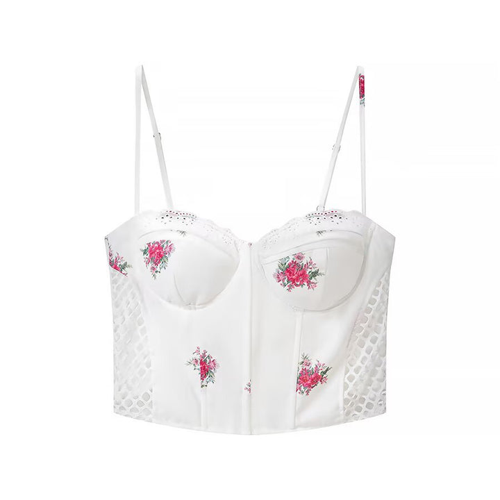 Damen Lockerer Longline-Blazer mit floralem Allover-Print und Pattentaschen Drune