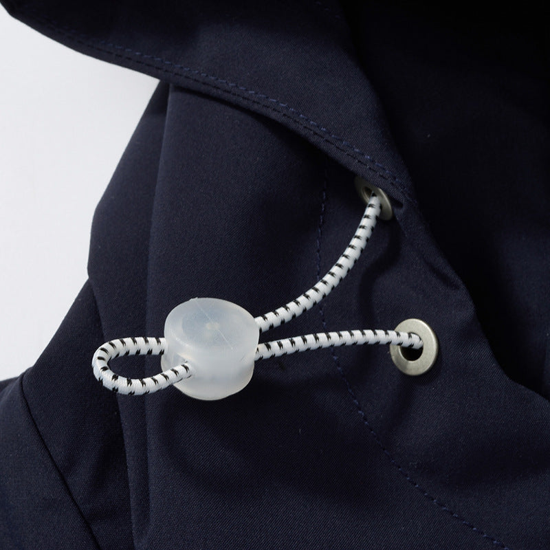 Damen Sportjacke mit Kapuze und Farbblock-Design Drune