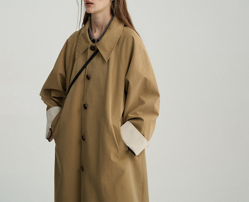 Damen Übergroßer City-Trenchcoat Drune