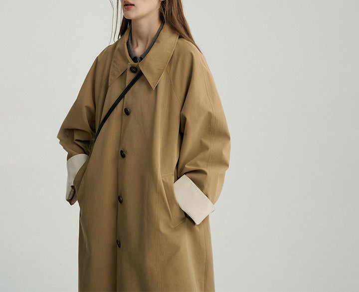 Damen Übergroßer City-Trenchcoat Drune