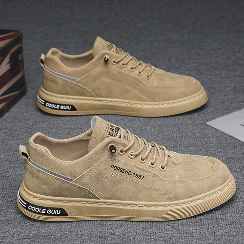 Damen lässige Sneaker aus hochwertigem Wildleder mit rutschfester Sohle Drune