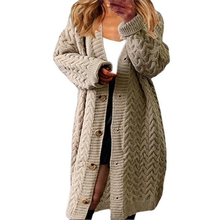 Damen Großer Strickcardigan Drune