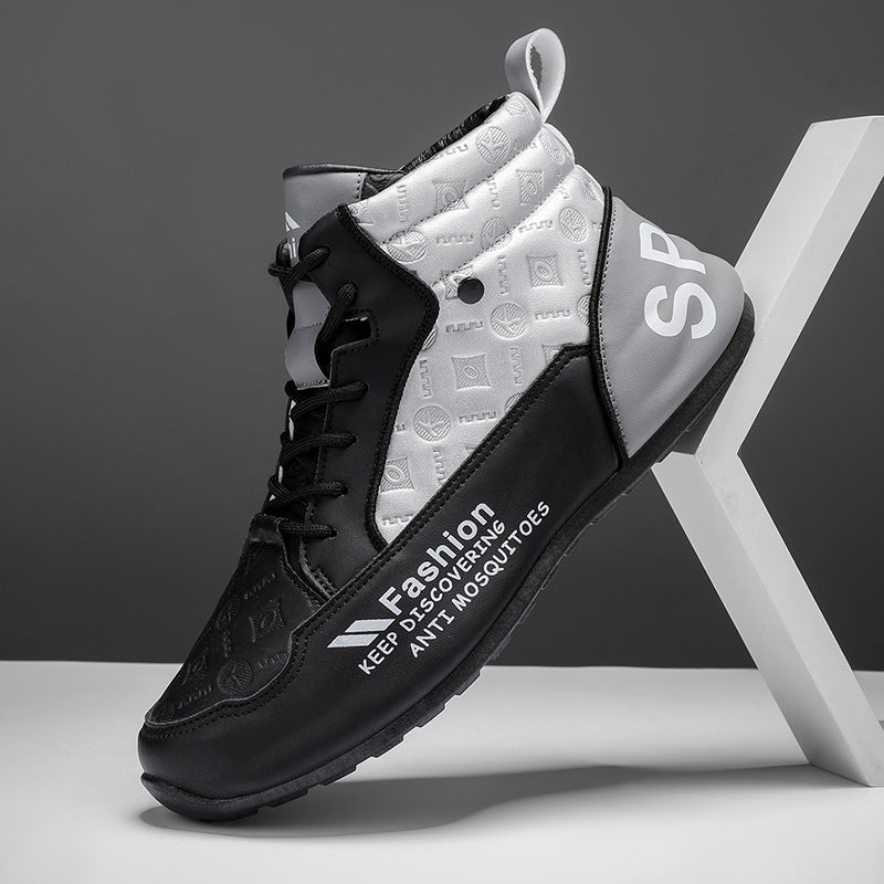 Damen sportliche High-Top Sneakers mit schützendem Design und rutschfester Sohle Drune