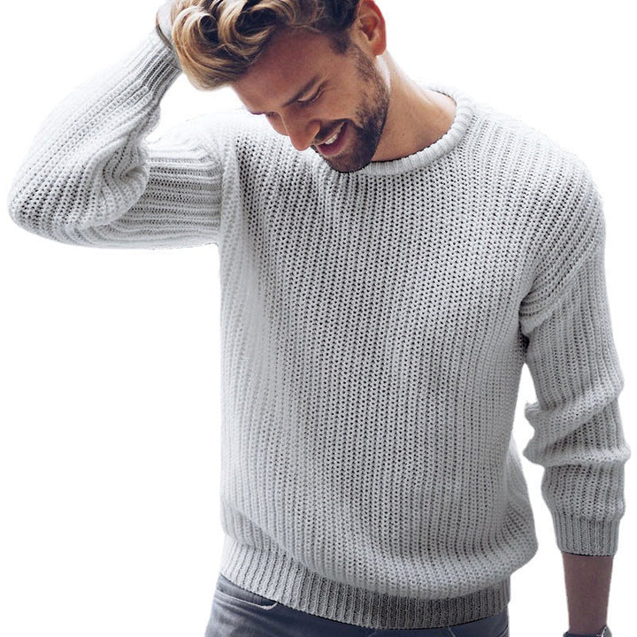 Herren lässiger Strickpullover mit modernen Strukturen Drune