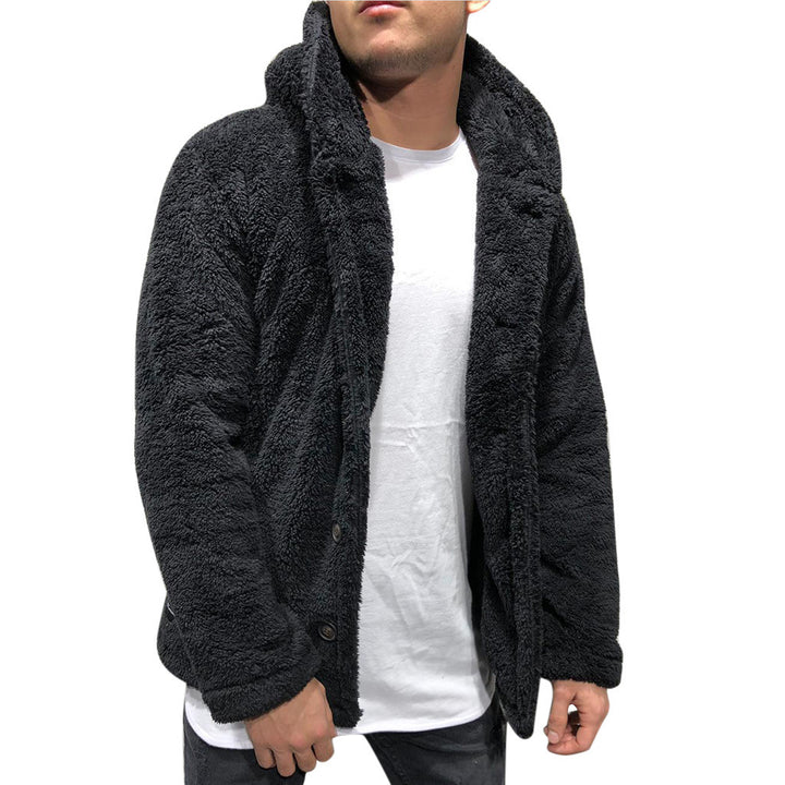 Herren kuschelige Fleecejacke Drune