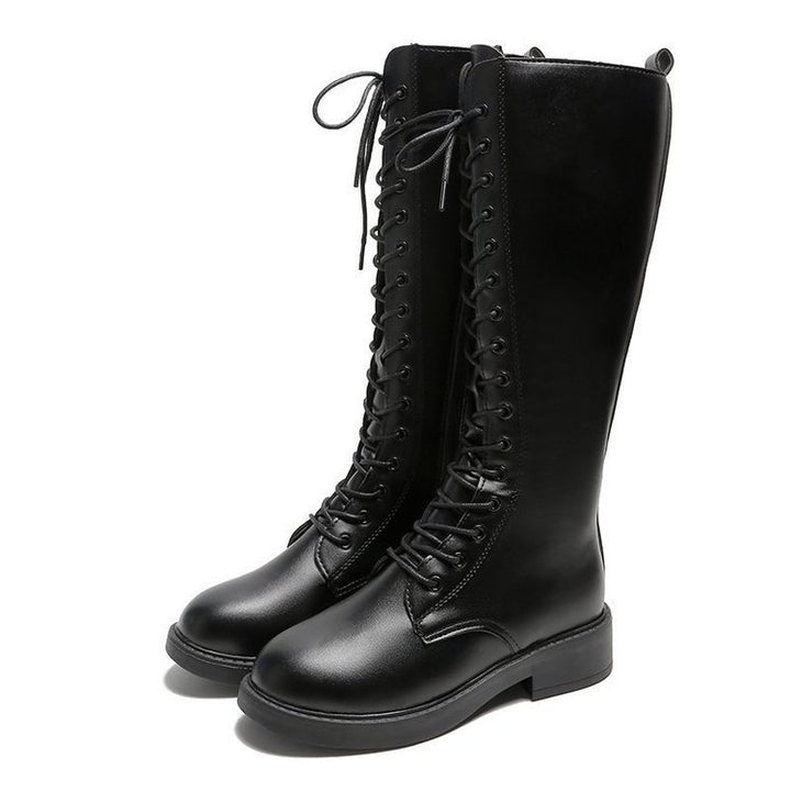 Damen Hohe Schnürstiefel mit robustem Obermaterial und modischem Design Drune
