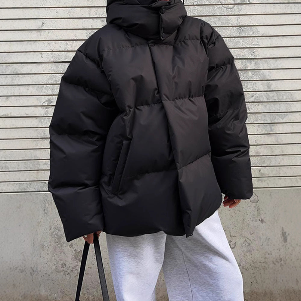 Drune | Damen Hohe Kragen Puffer Jacket mit Taschen