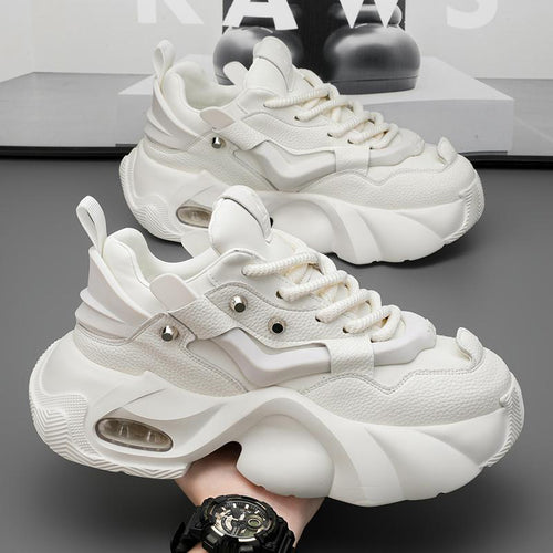 Damen Voluminöse Plateau-Sneaker mit skulpturaler Sohle und sichtbarer Luftkammer Drune