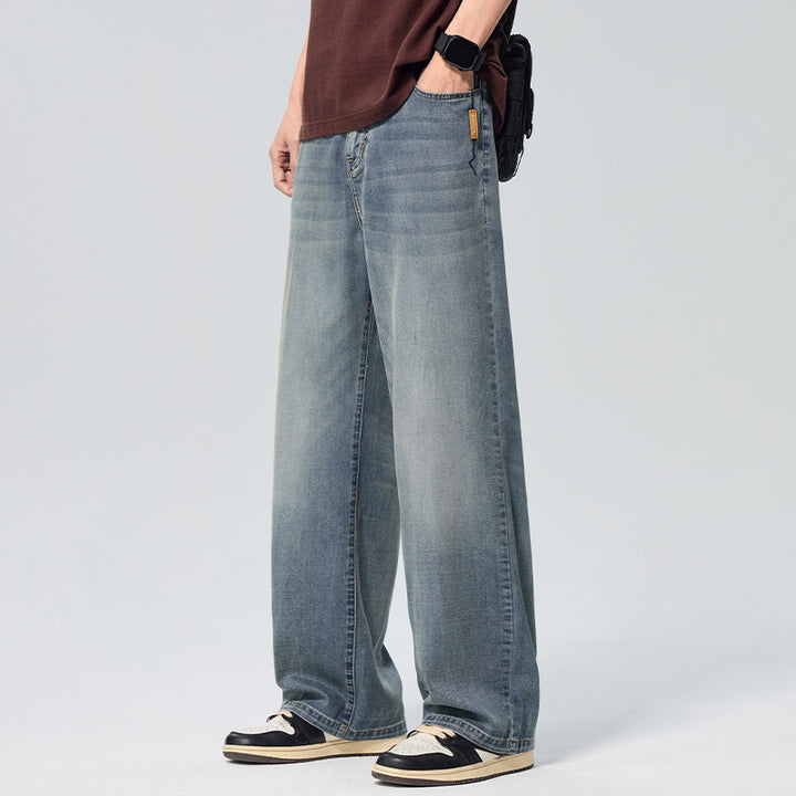 Herren Weite Jeans im lässigen Look Drune