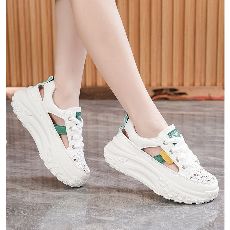 Damen Sportliche Sneaker mit luftiger Netzstruktur und extra hohem Komfort Drune