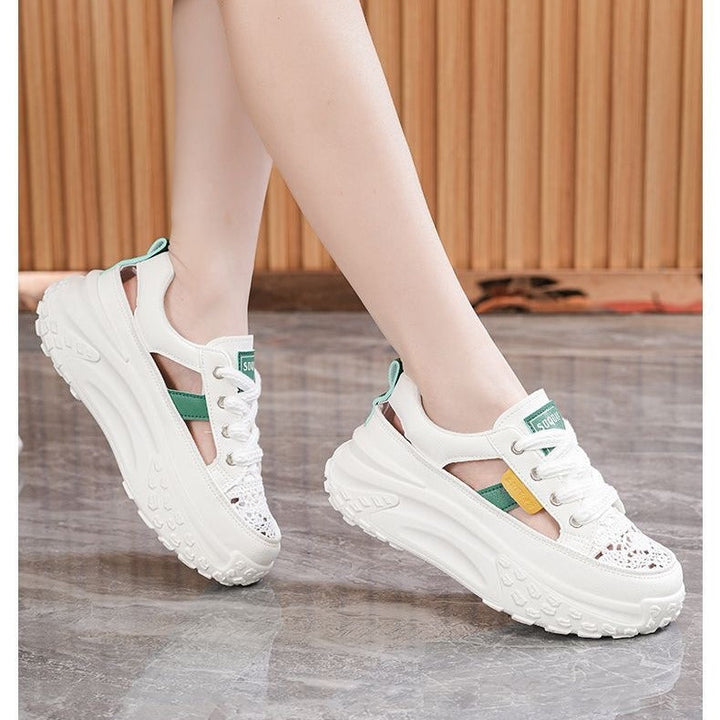 Damen Sportliche Sneaker mit luftiger Netzstruktur und extra hohem Komfort Drune