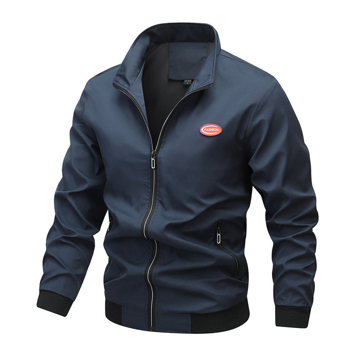 Herren Stoffjacke mit Reißverschluss Drune