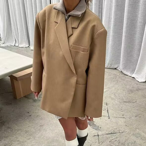Damen elegante Blazerjacke im modernen Schnitt Drune
