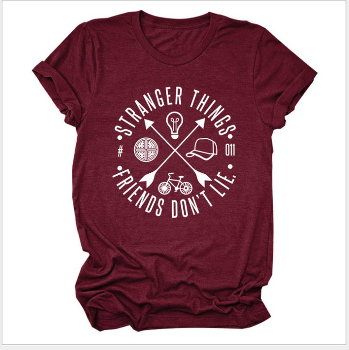 Damen Grafik T-Shirt mit Stranger Things Motiv Drune