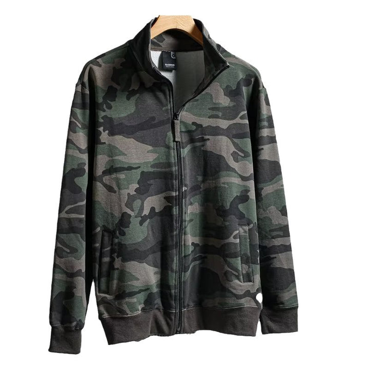 Herren Urbaner Steppjacke mit hohem Kragen Drune