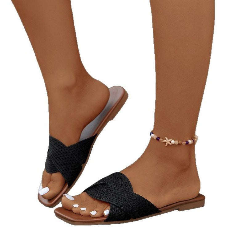 Damen Bequeme Riemchen-Sandalen Drune