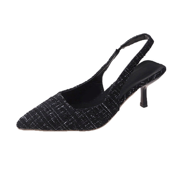 Damen elegante Slingpumps mit feiner Textur Drune