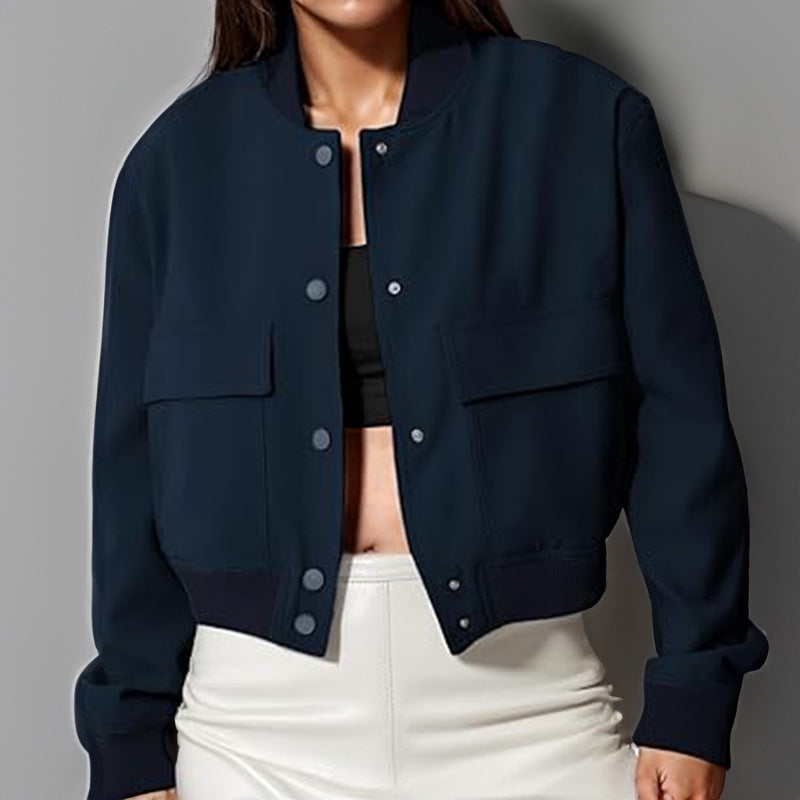 Damen Kunstdruck Bomberjacke Drune