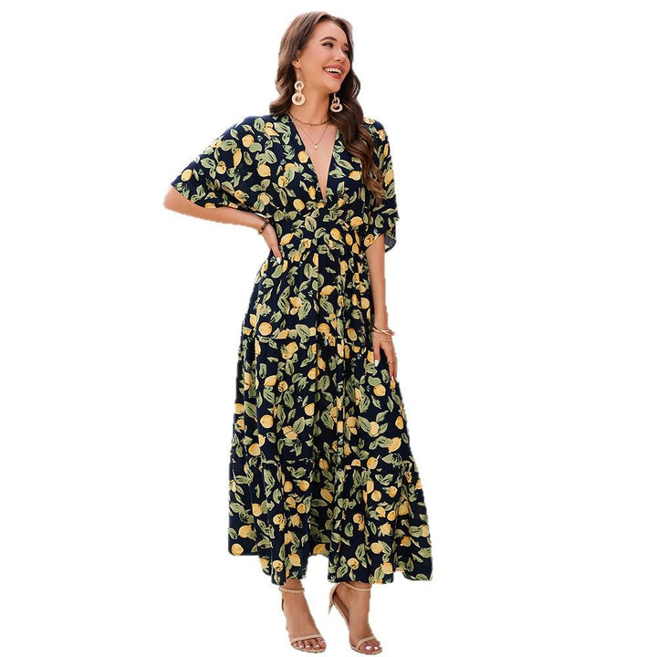Damen Maxikleid Drune