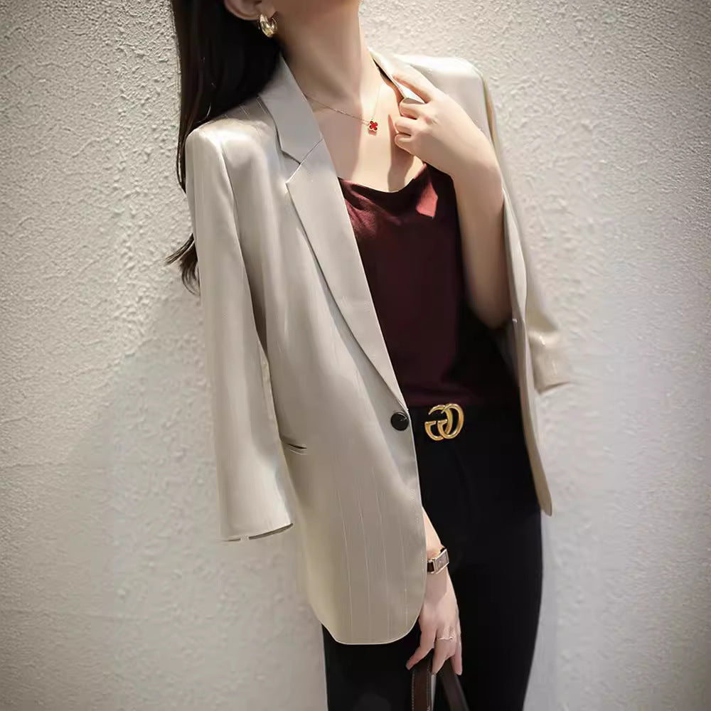 Damen Elegante und vielseitige Blazerjacke Drune