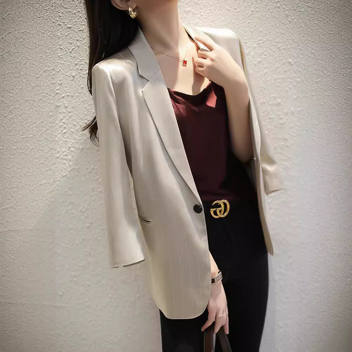 Damen Elegante und vielseitige Blazerjacke Drune