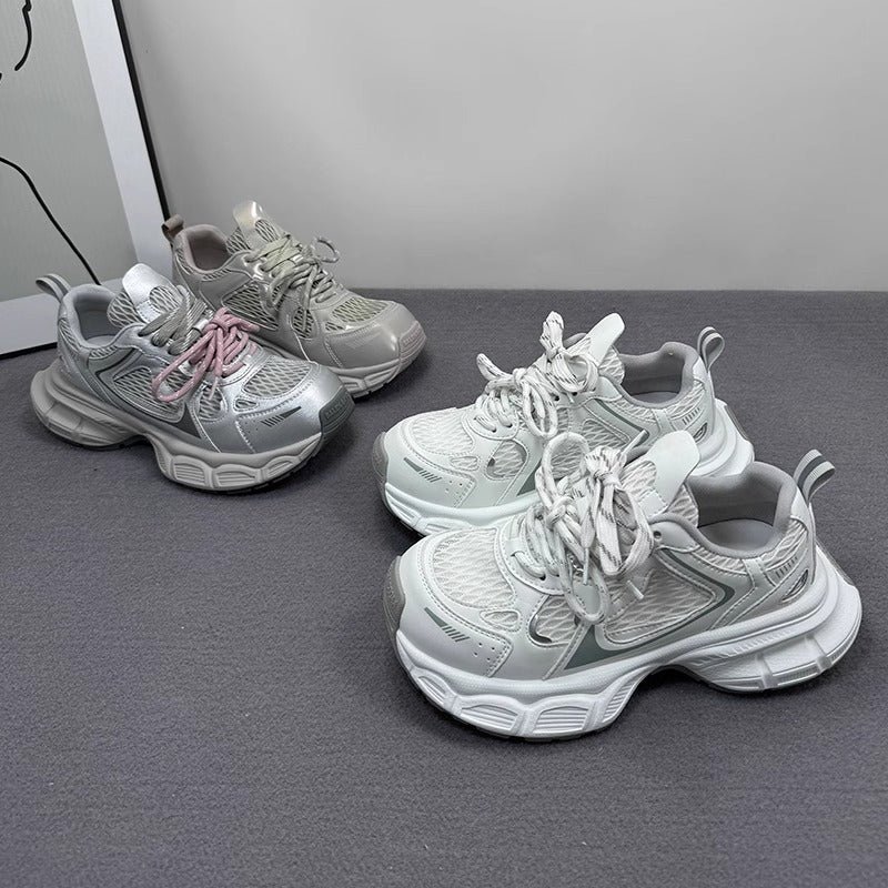 Damen Sportliche Sneakers mit atmungsaktiver Mesh-Oberfläche von Drune