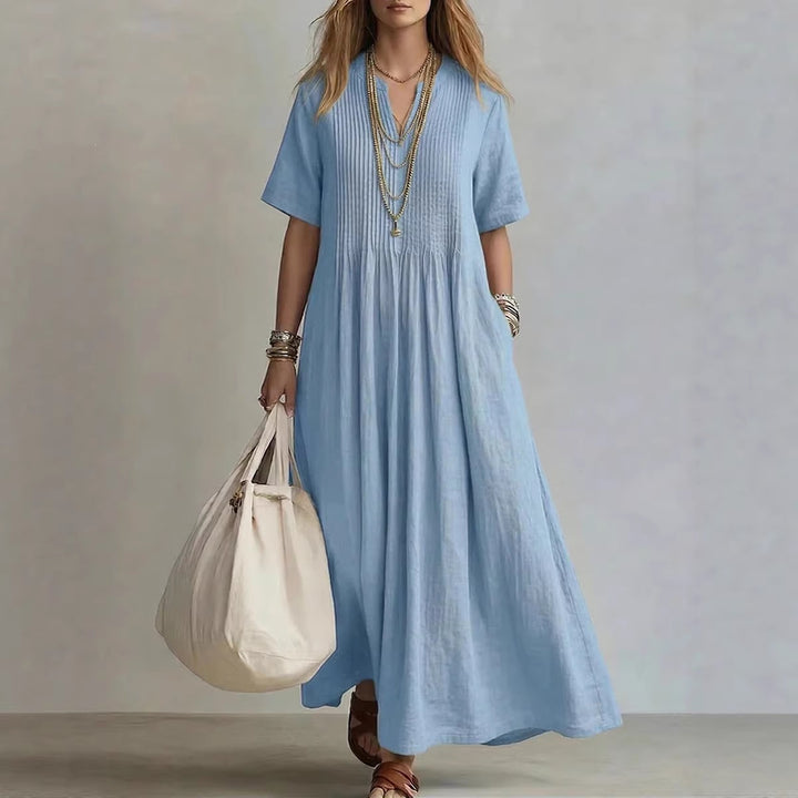 Damen Langes Sommerkleid Drune