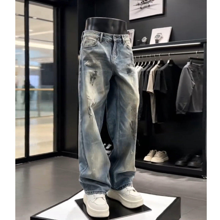 Herren Lässige Vintage Jeans Drune