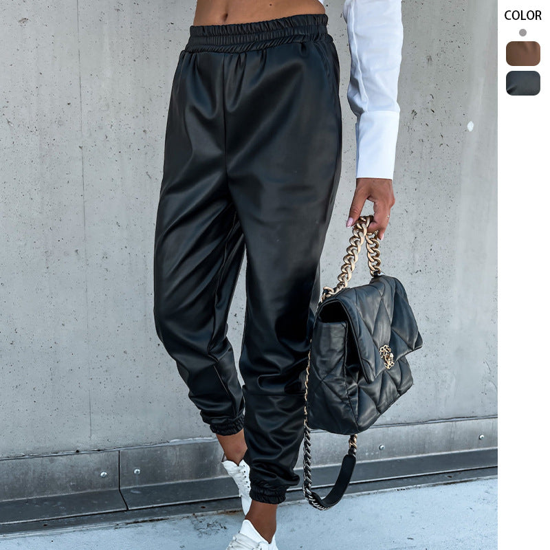 Damen Bequeme Jogginghose mit elastischem Bund und praktischen Taschen Drune