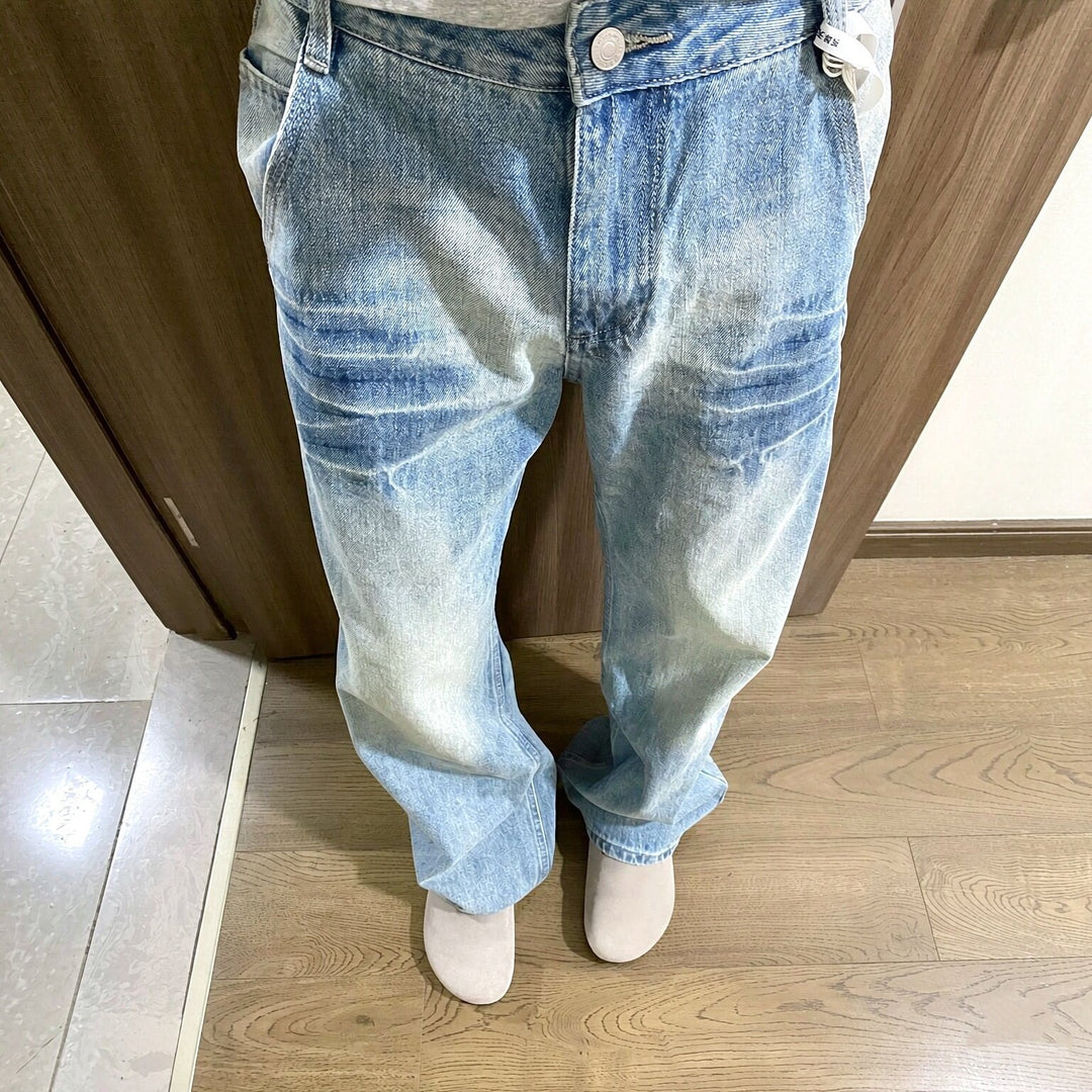 Herren Lässige Weitgeschnittene Jeans Drune 1788342483