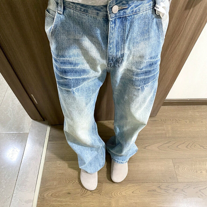 Herren Lässige Weitgeschnittene Jeans Drune 1788342483